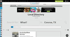 Desktop Screenshot of directory.conroedirect.info